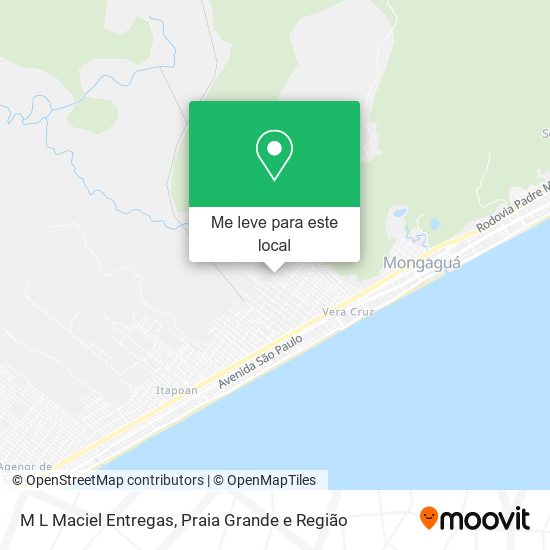 M L Maciel Entregas mapa