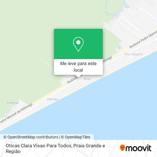 Oticas Clara Visao Para Todos mapa