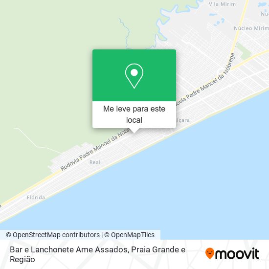 Bar e Lanchonete Ame Assados mapa