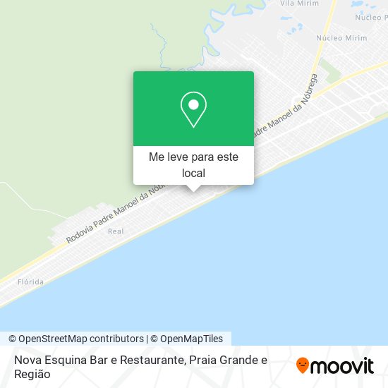 Nova Esquina Bar e Restaurante mapa