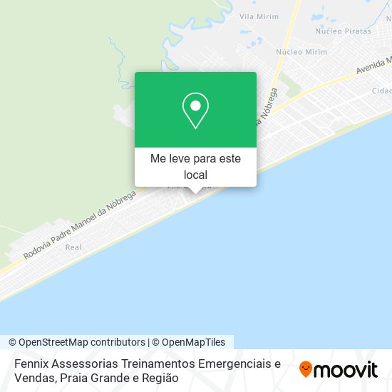 Fennix Assessorias Treinamentos Emergenciais e Vendas mapa