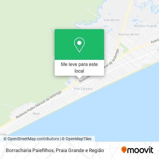 Borracharia Paiefilhos mapa