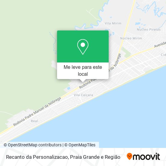 Recanto da Personalizacao mapa