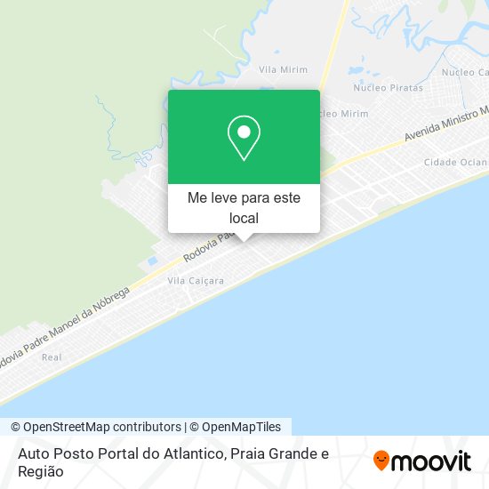 Auto Posto Portal do Atlantico mapa