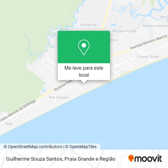 Guilherme Souza Santos mapa