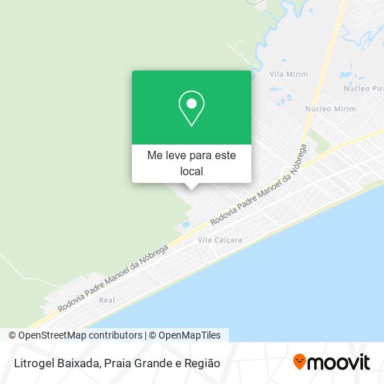 Litrogel Baixada mapa