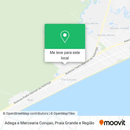 Adega e Mercearia Corujao mapa