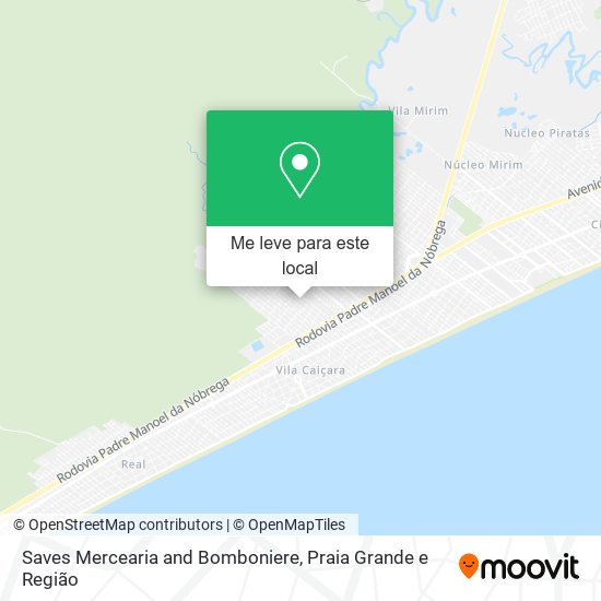 Saves Mercearia and Bomboniere mapa