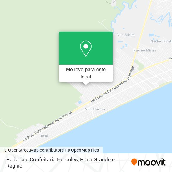 Padaria e Confeitaria Hercules mapa