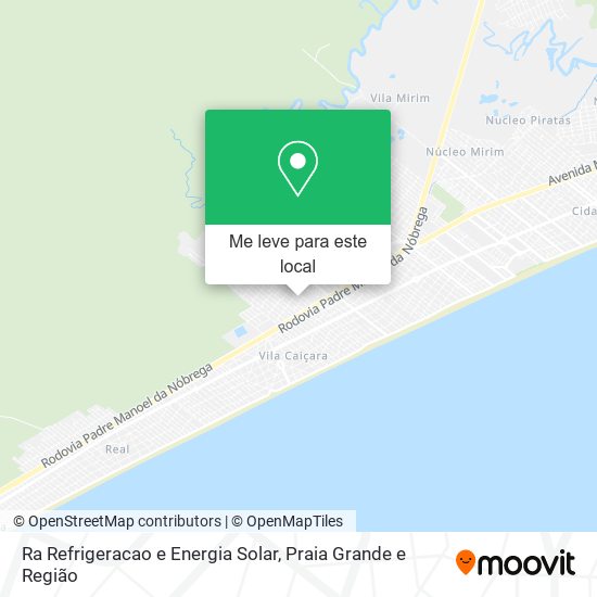 Ra Refrigeracao e Energia Solar mapa