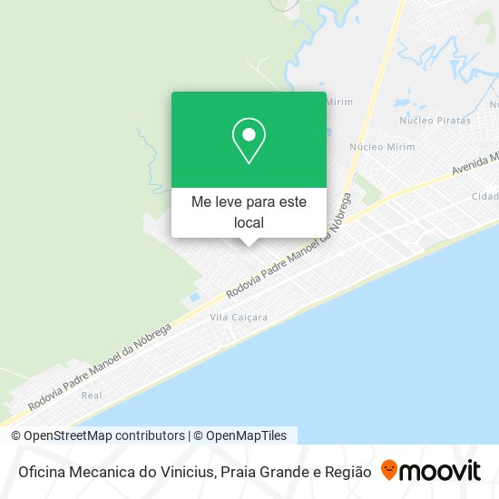 Oficina Mecanica do Vinicius mapa