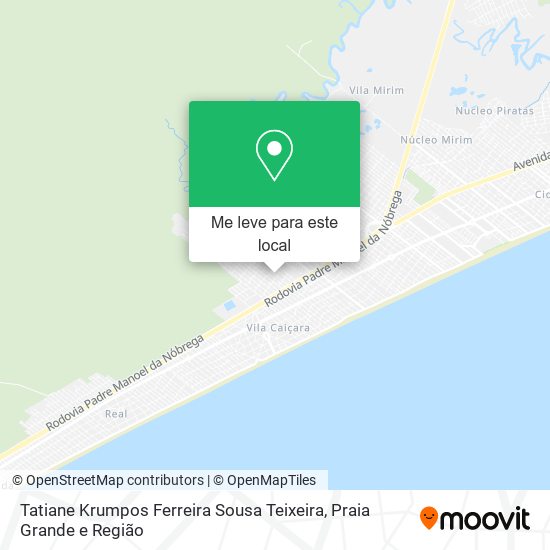 Tatiane Krumpos Ferreira Sousa Teixeira mapa