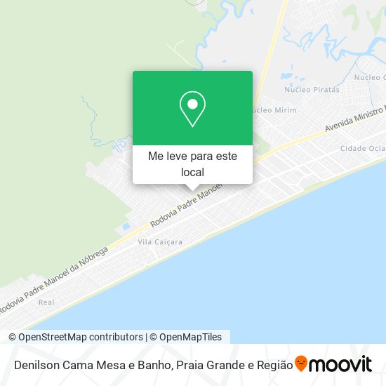 Denilson Cama Mesa e Banho mapa