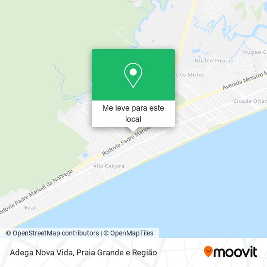 Adega Nova Vida mapa