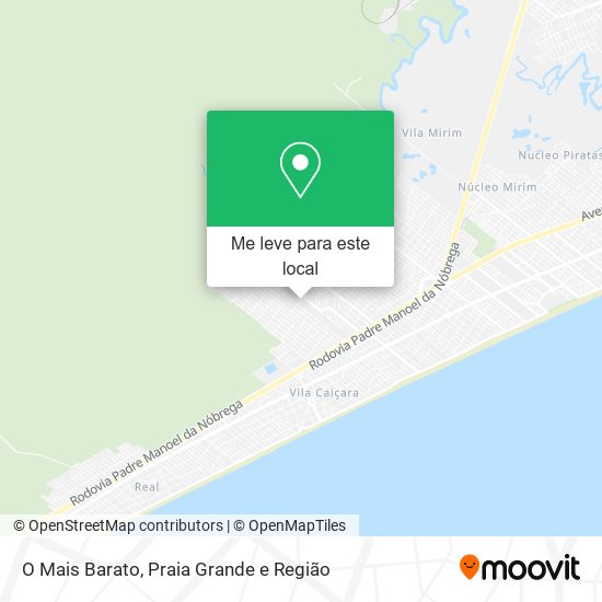 O Mais Barato mapa