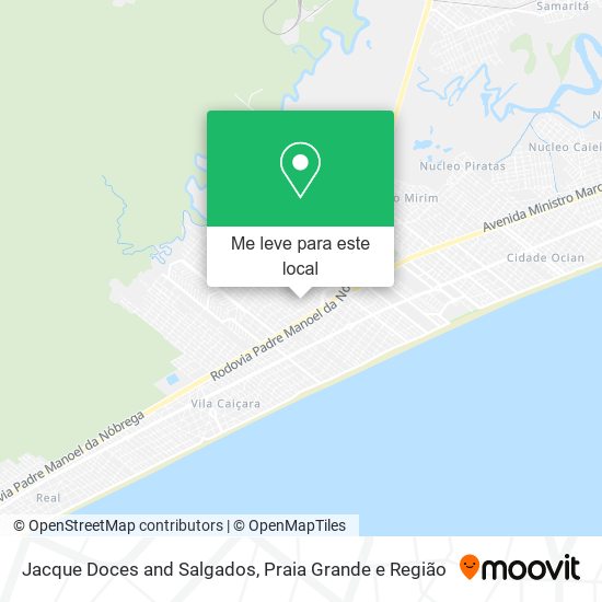 Jacque Doces and Salgados mapa