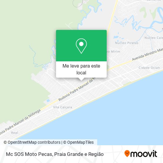 Mc SOS Moto Pecas mapa