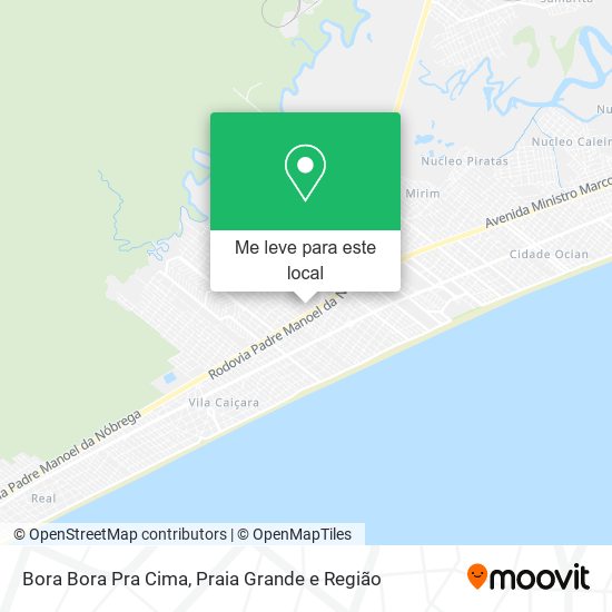 Bora Bora Pra Cima mapa