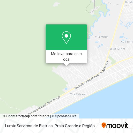 Lumix Servicos de Eletrica mapa