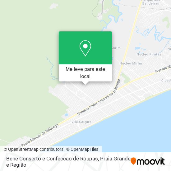 Bene Conserto e Confeccao de Roupas mapa