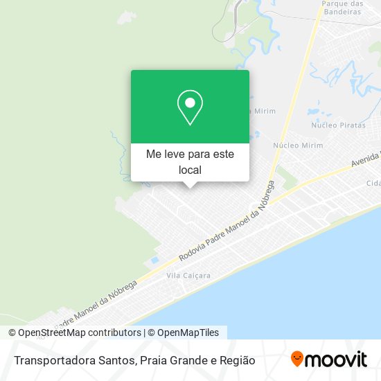 Transportadora Santos mapa