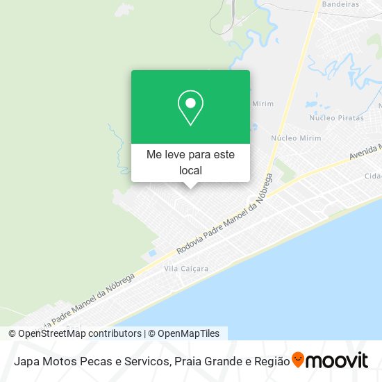 Japa Motos Pecas e Servicos mapa