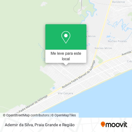 Ademir da Silva mapa