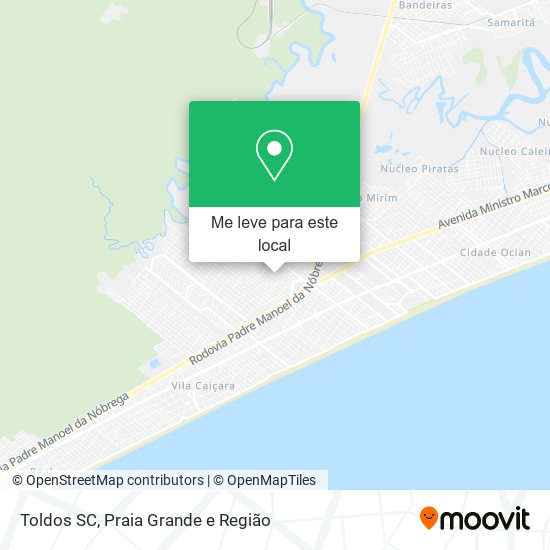 Toldos SC mapa