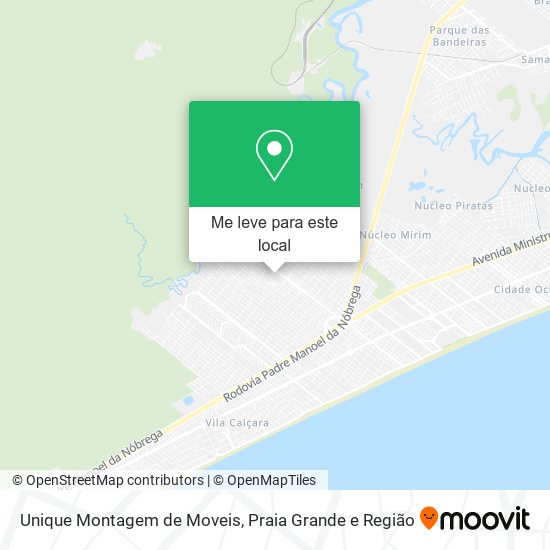 Unique Montagem de Moveis mapa