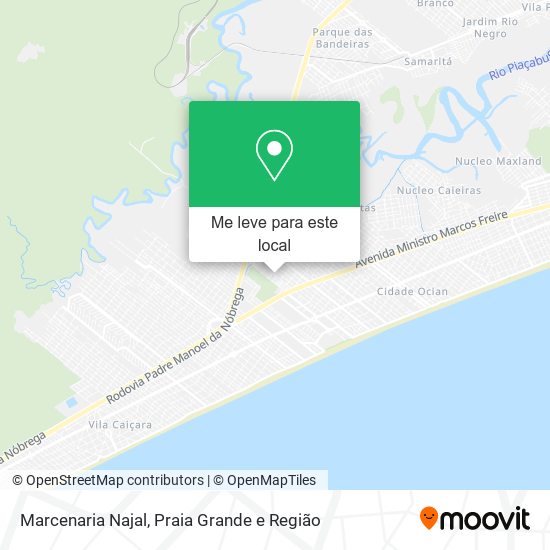 Marcenaria Najal mapa