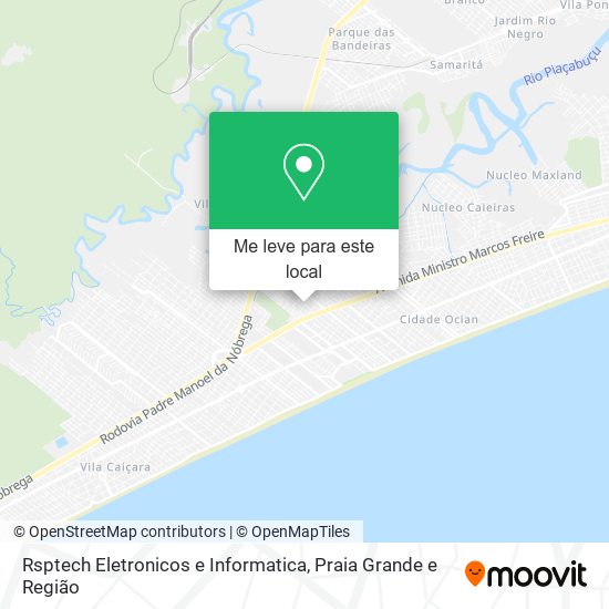 Rsptech Eletronicos e Informatica mapa