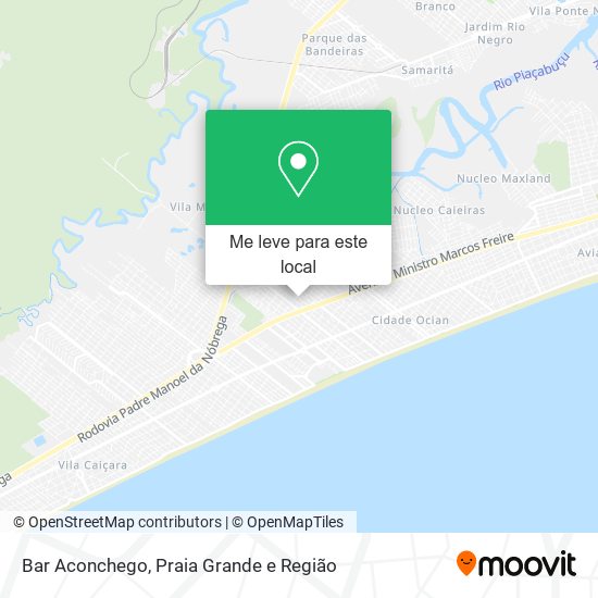 Bar Aconchego mapa