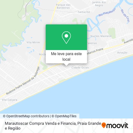 Marautoscar Compra Venda e Financia mapa