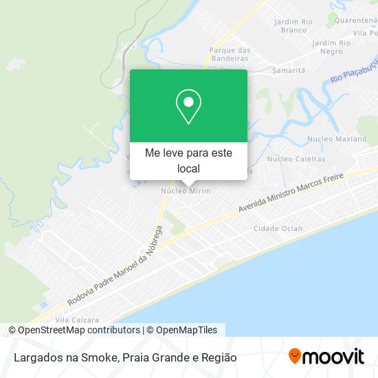 Largados na Smoke mapa