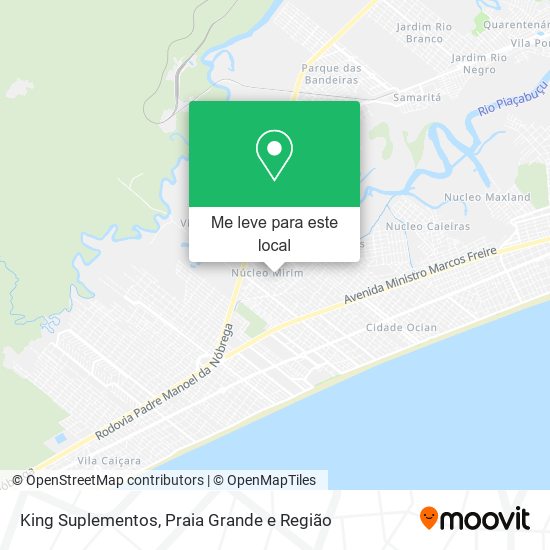 King Suplementos mapa