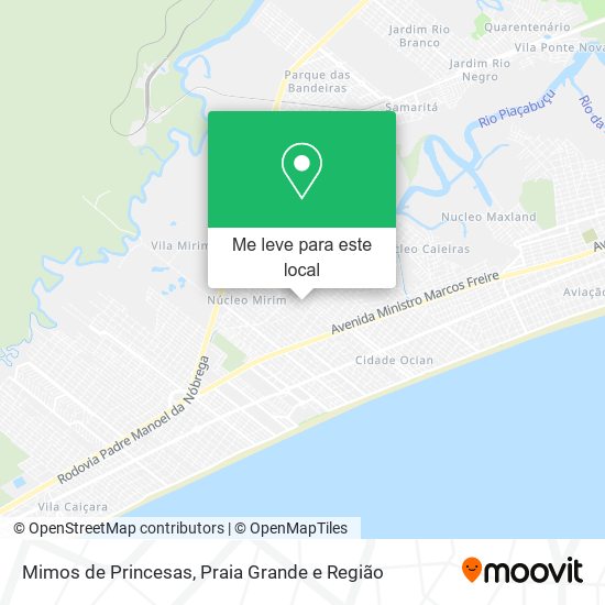 Mimos de Princesas mapa