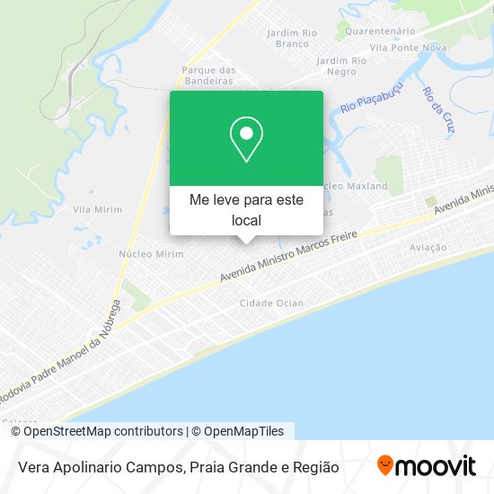 Vera Apolinario Campos mapa
