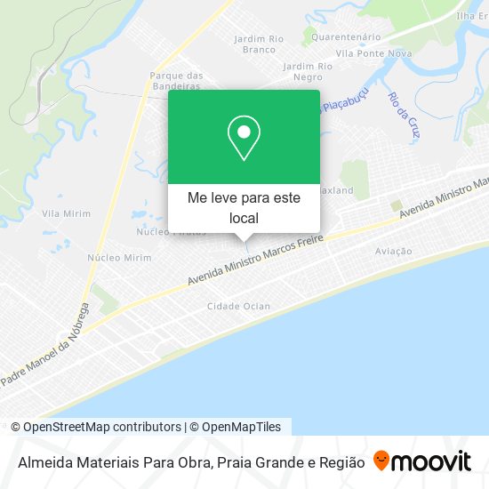 Almeida Materiais Para Obra mapa