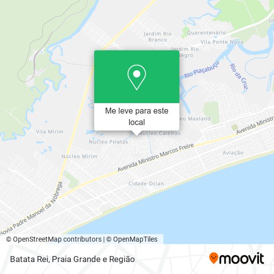 Batata Rei mapa