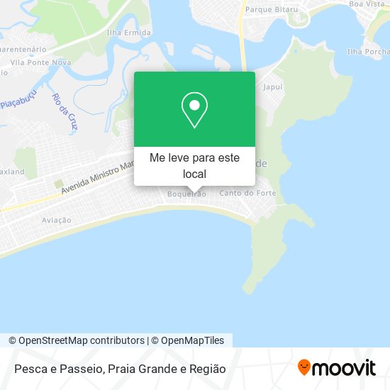 Pesca e Passeio mapa