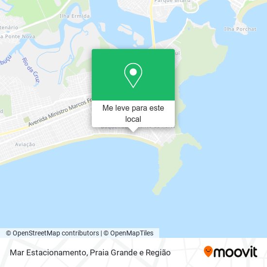 Mar Estacionamento mapa
