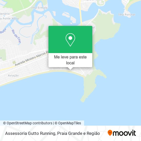 Assessoria Gutto Running mapa
