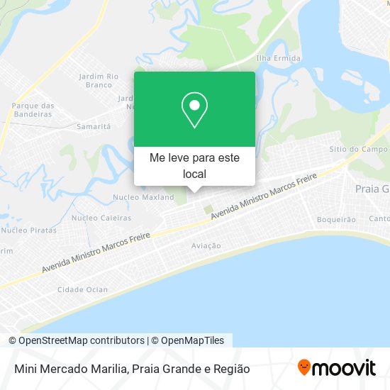 Mini Mercado Marilia mapa