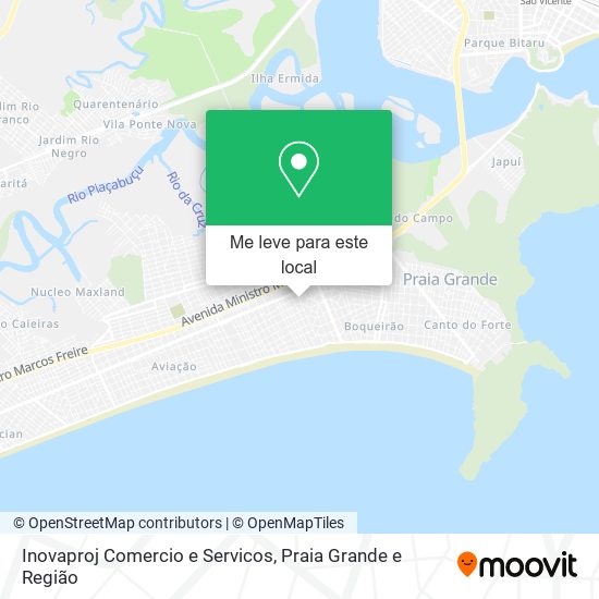 Inovaproj Comercio e Servicos mapa