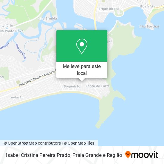 Isabel Cristina Pereira Prado mapa