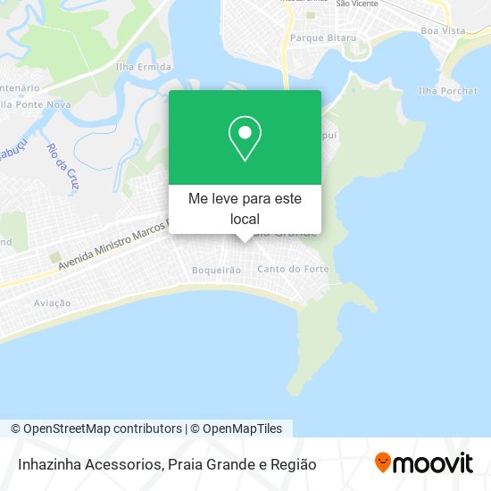 Inhazinha Acessorios mapa