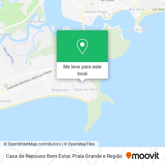 Casa de Repouso Bem Estar mapa