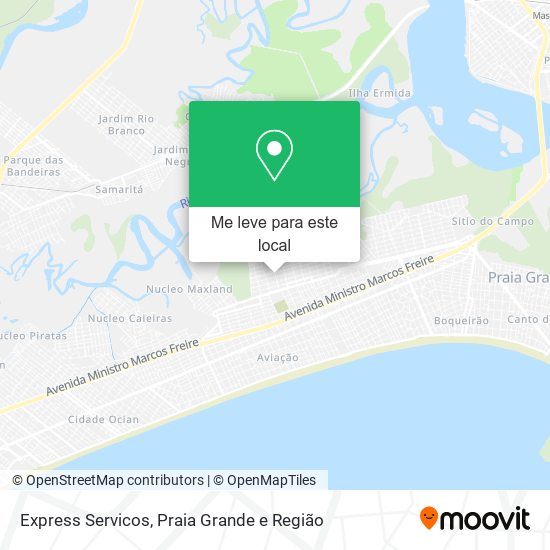 Express Servicos mapa