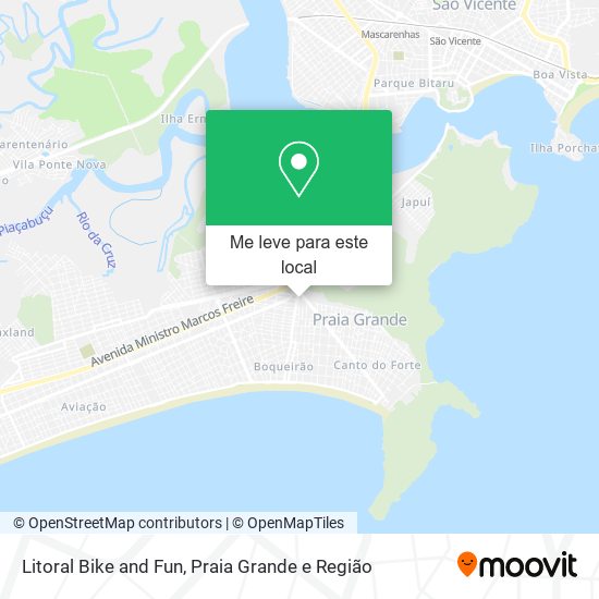 Litoral Bike and Fun mapa