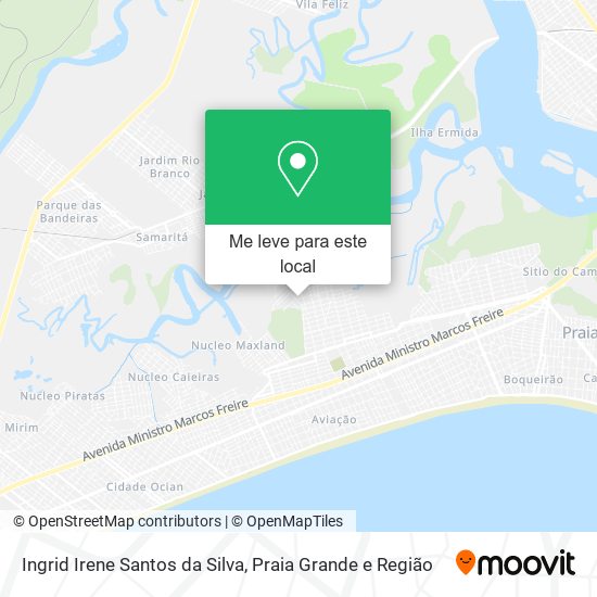 Ingrid Irene Santos da Silva mapa